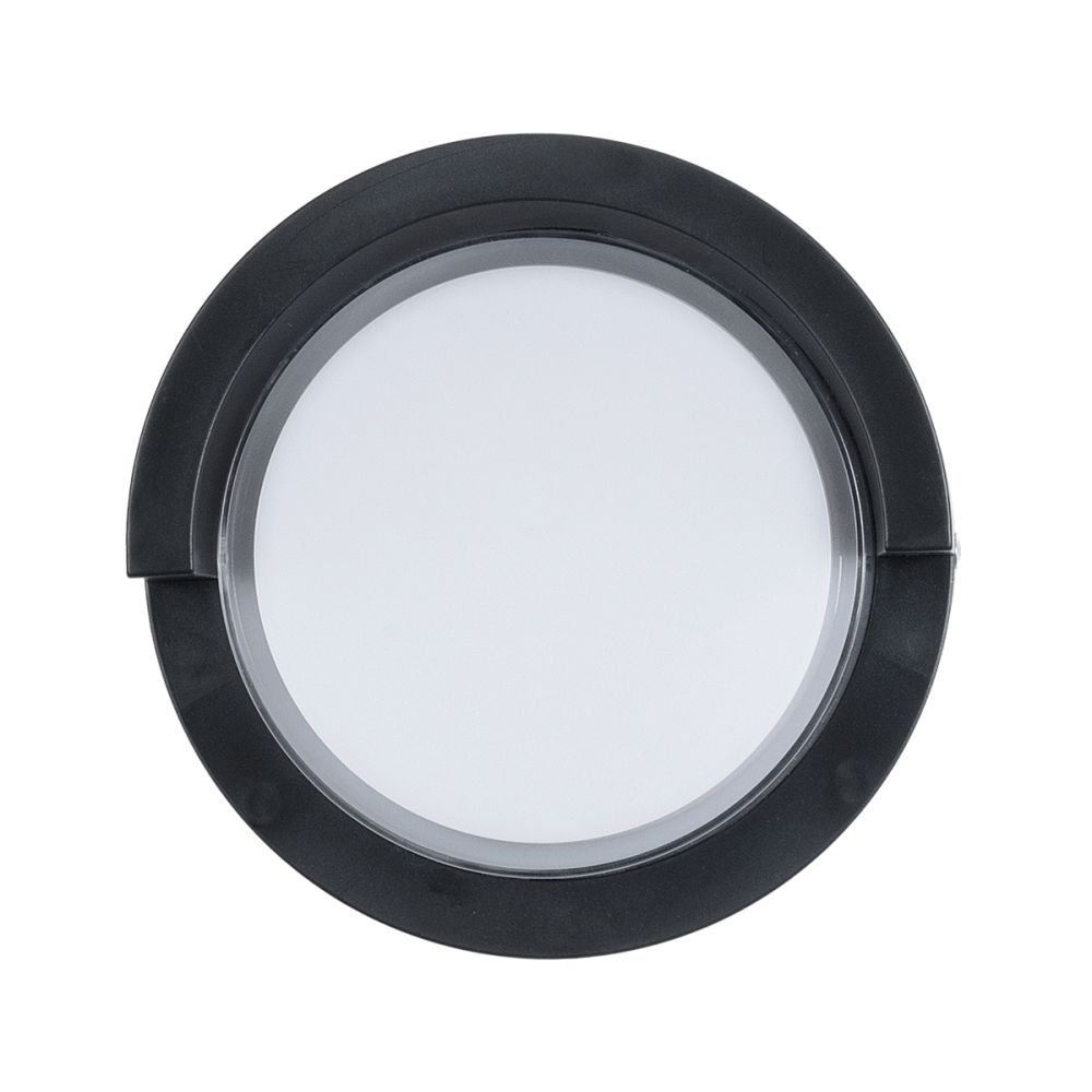 GLOBOSTAR® APEX 60764 Μοντέρνο Φωτιστικό Τοίχου - Απλίκα LED 10W 1050lm 120° AC 220-240V Αδιάβροχο IP65 Φυσικό Λευκό 4500K - Bridgelux SMD Chip - Μαύρο Ματ - Μ17 x Π17 x Υ9cm - 3 Χρόνια Εγγύηση