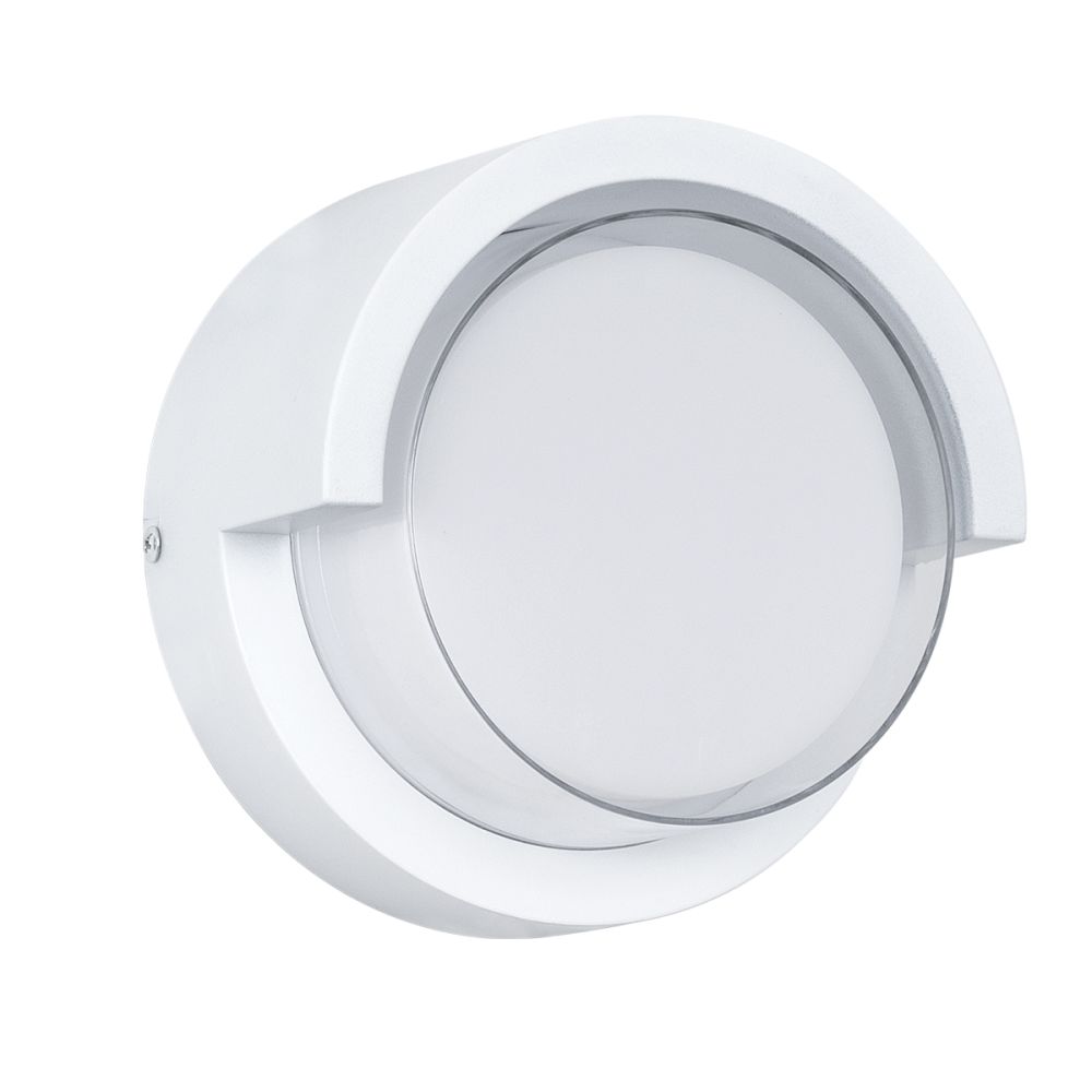 GLOBOSTAR® APEX 60766 Μοντέρνο Φωτιστικό Τοίχου - Απλίκα LED 10W 1050lm 120° AC 220-240V Αδιάβροχο IP65 Φυσικό Λευκό 4500K - Bridgelux SMD Chip - Λευκό Ματ - Μ17 x Π17 x Υ9cm - 3 Χρόνια Εγγύηση