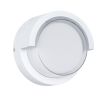 GLOBOSTAR® APEX 60766 Μοντέρνο Φωτιστικό Τοίχου - Απλίκα LED 10W 1050lm 120° AC 220-240V Αδιάβροχο IP65 Φυσικό Λευκό 4500K - Bridgelux SMD Chip - Λευκό Ματ - Μ17 x Π17 x Υ9cm - 3 Χρόνια Εγγύηση