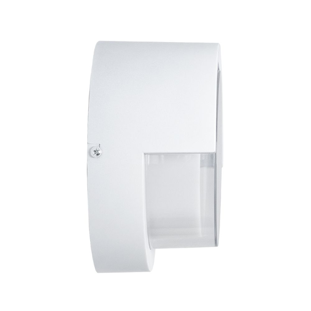 GLOBOSTAR® APEX 60766 Μοντέρνο Φωτιστικό Τοίχου - Απλίκα LED 10W 1050lm 120° AC 220-240V Αδιάβροχο IP65 Φυσικό Λευκό 4500K - Bridgelux SMD Chip - Λευκό Ματ - Μ17 x Π17 x Υ9cm - 3 Χρόνια Εγγύηση