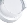 GLOBOSTAR® APEX 60766 Μοντέρνο Φωτιστικό Τοίχου - Απλίκα LED 10W 1050lm 120° AC 220-240V Αδιάβροχο IP65 Φυσικό Λευκό 4500K - Bridgelux SMD Chip - Λευκό Ματ - Μ17 x Π17 x Υ9cm - 3 Χρόνια Εγγύηση