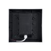 GLOBOSTAR® NEXUS 60767 Μοντέρνο Φωτιστικό Τοίχου - Απλίκα LED 10W 1050lm 120° AC 220-240V Αδιάβροχο IP65 Φυσικό Λευκό 4500K - Bridgelux SMD Chip - Μαύρο Ματ - Μ17 x Π17 x Υ9cm - 3 Χρόνια Εγγύηση