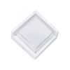 GLOBOSTAR® APEX 60772 Μοντέρνο Φωτιστικό Τοίχου - Απλίκα LED 10W 1050lm 120° AC 220-240V Αδιάβροχο IP65 Φυσικό Λευκό 4500K - Bridgelux SMD Chip - Λευκό Ματ - Μ17 x Π17 x Υ9cm - 3 Χρόνια Εγγύηση
