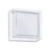 GLOBOSTAR® APEX 60772 Μοντέρνο Φωτιστικό Τοίχου - Απλίκα LED 10W 1050lm 120° AC 220-240V Αδιάβροχο IP65 Φυσικό Λευκό 4500K - Bridgelux SMD Chip - Λευκό Ματ - Μ17 x Π17 x Υ9cm - 3 Χρόνια Εγγύηση