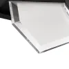 GLOBOSTAR® EMPIRE 60780 Μοντέρνο Φωτιστικό Τοίχου - Απλίκα LED 12W 1260lm 120° AC 220-240V Αδιάβροχο IP65 Φυσικό Λευκό 4500K - Bridgelux SMD Chip & TÜV SÜD Driver - Μαύρο Ματ - Μ18.5 x Π10 x Υ17.5cm - 3 Χρόνια Εγγύηση