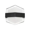 GLOBOSTAR® EMPIRE 60781 Μοντέρνο Φωτιστικό Τοίχου - Απλίκα LED 12W 1200lm 120° AC 220-240V Αδιάβροχο IP65 Θερμό Λευκό 2700K - Bridgelux SMD Chip & TÜV SÜD Driver - Μαύρο Ματ - Μ18.5 x Π10 x Υ17.5cm - 3 Χρόνια Εγγύηση