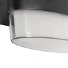GLOBOSTAR® EMPIRE 60782 Μοντέρνο Φωτιστικό Τοίχου - Απλίκα LED 12W 1260lm 120° AC 220-240V Αδιάβροχο IP65 Φυσικό Λευκό 4500K - Bridgelux SMD Chip & TÜV SÜD Driver - Μαύρο Ματ - Μ18.5 x Π9 x Υ12cm - 3 Χρόνια Εγγύηση