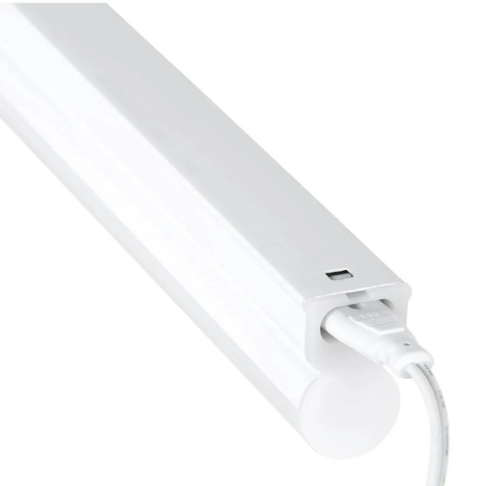 GLOBOSTAR® TUBO 60787 Γραμμικό Επεκτεινόμενο Φωτιστικό T5 60cm LED 9W 900lm 180° AC 220-240V IP20 Ψυχρό Λευκό 6000K - Lumileds SMD Chip - Λευκό Γαλακτερό - Μ60 x Π2.2 x Υ3.5cm - 3 Χρόνια Εγγύση