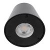 GLOBOSTAR® GARDENIA 60795 Μοντέρνο Φωτιστικό Τοίχου - Απλίκα με Ντουί 1 x GU10 AC 220-240V Αδιάβροχο IP65 - Μαύρο Ματ - Μ9.5 x Π13 x Υ7.7cm
