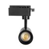 GLOBOSTAR® LUGANO 60804 Μονοφασικό Σποτ Ράγας LED 10W 1250lm 36° AC 220-240V IP20 Φυσικό Λευκό 4500K - Bridgelux COB Chip & TÜV SÜD Driver - Eurotrack 1PH - Μαύρο Ματ - Μ8.5 x Π5 x Υ18cm - 5 Χρόνια Εγγύηση
