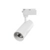 GLOBOSTAR® LUGANO 60808 Μονοφασικό Σποτ Ράγας LED 20W 2400lm 36° AC 220-240V IP20 Θερμό Λευκό 2700K - Bridgelux COB Chip & TÜV SÜD Driver - Eurotrack 1PH - Λευκό Ματ - Μ6.5 x Π6.5 x Υ20cm - 5 Χρόνια Εγγύηση