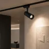 GLOBOSTAR® LUGANO 60810 Μονοφασικό Σποτ Ράγας LED 20W 2500lm 36° AC 220-240V IP20 Φυσικό Λευκό 4500K - Bridgelux COB Chip & TÜV SÜD Driver - Eurotrack 1PH - Μαύρο Ματ - Μ8.5 x Π6.5 x Υ20.5cm - 5 Χρόνια Εγγύηση