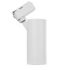 GLOBOSTAR® LUGANO 60814 Μονοφασικό Σποτ Ράγας LED 30W 3600lm 36° AC 220-240V IP20 Θερμό Λευκό 2700K - Bridgelux COB Chip & TÜV SÜD Driver - Eurotrack 1PH - Λευκό Ματ - Μ7.5 x Π7.5 x Υ22cm - 5 Χρόνια Εγγύηση