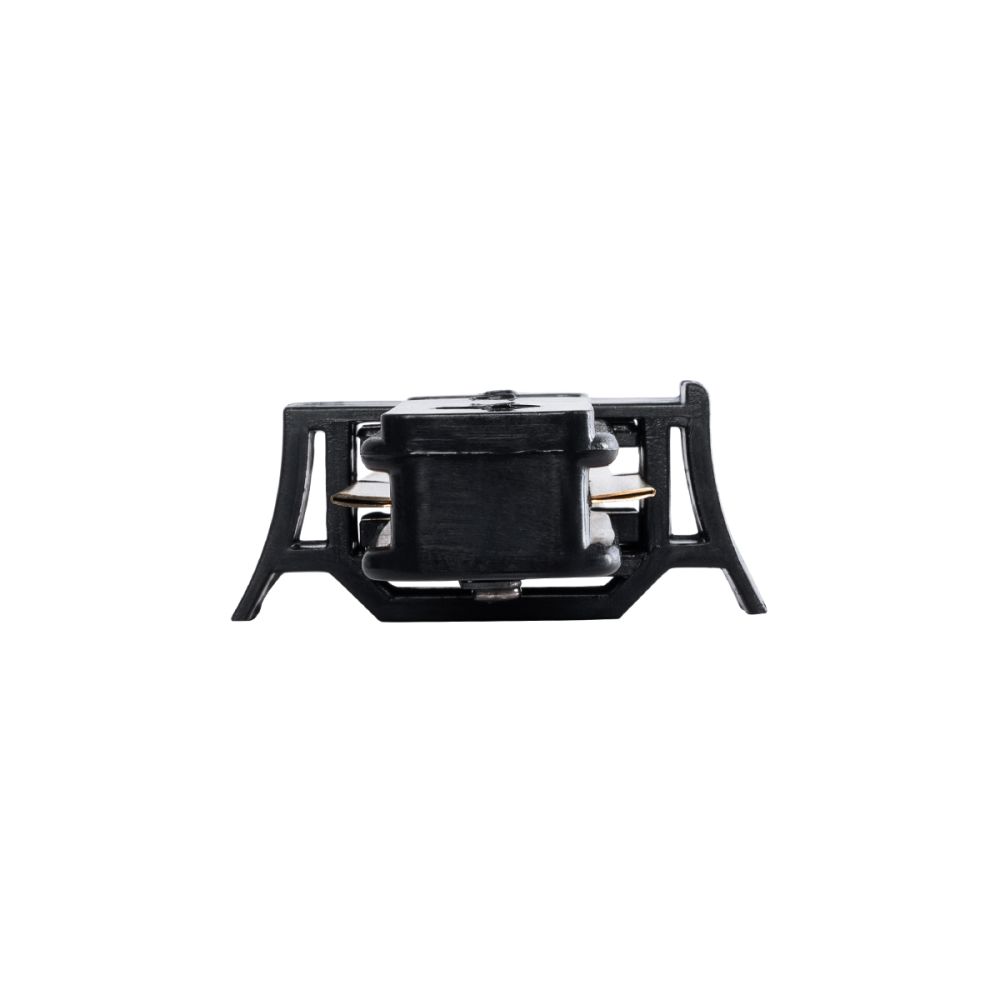 GloboStar® 2L-EUROTRACK 60849 Αντάπτορας Ι(Γιώτα) - Μονοφασικός 2 Καλωδίων για όλες τις Ράγες EUROTRACK AC 220-240V Μ8 x Π4 x Υ2cm- EUROTRACK® System 1L+1N - Θερμοπλαστικό - Μαύρο - 5 Χρόνια Εγγύηση