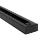 GLOBOSTAR® TRACKOLD-2PH 60875 Διφασική Ράγα 3 Καλωδίων 2L+1N για Σύστημα Ράγας Trackold-2PH AC 220-240V IP20 - Μαύρο Ματ - Μ100 x Π5 x Υ1cm