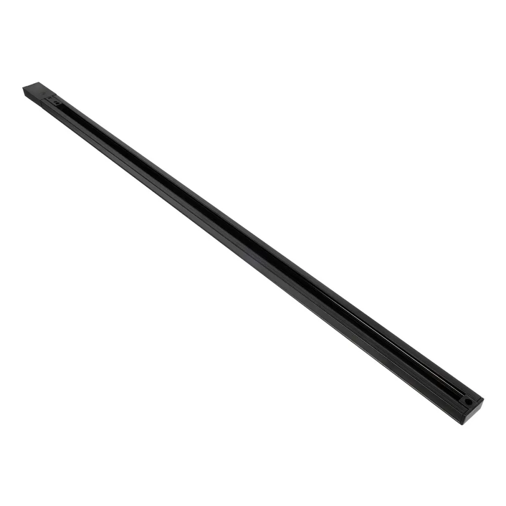 GLOBOSTAR® TRACKOLD-2PH 60875 Διφασική Ράγα 3 Καλωδίων 2L+1N για Σύστημα Ράγας Trackold-2PH AC 220-240V IP20 - Μαύρο Ματ - Μ100 x Π5 x Υ1cm