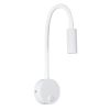 GLOBOSTAR® GOOSE 60876 Μοντέρνο Φωτιστικό Τοίχου - Απλίκα Ξενοδοχείου Reading Light LED 3W 300lm 36° AC 220-240V IP20 Φυσικό Λευκό 4500K - CREE XPE Chip & TÜV SÜD Driver - Λευκό Ματ - Μ6.5 x Π15 x Υ24.5cm - 3 Χρόνια Εγγύηση