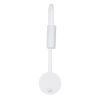 GLOBOSTAR® GOOSE 60876 Μοντέρνο Φωτιστικό Τοίχου - Απλίκα Ξενοδοχείου Reading Light LED 3W 300lm 36° AC 220-240V IP20 Φυσικό Λευκό 4500K - CREE XPE Chip & TÜV SÜD Driver - Λευκό Ματ - Μ6.5 x Π15 x Υ24.5cm - 3 Χρόνια Εγγύηση