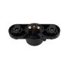 GloboStar® 2L-EUROTRACK 60911 Αντάπτορας Κρέμασης Φωτιστικού - Μονοφασικός 2 Καλωδίων για όλες τις Ράγες EUROTRACK AC 220-240V IP20 Μ10 x Π4 x Υ3.2cm - EUROTRACK® System 1L+1N - Θερμοπλαστικό - Μαύρο - 5 Χρόνια Εγγύηση
