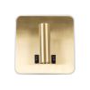 GLOBOSTAR® LADY-S 60944 Μοντέρνο Φωτιστικό Τοίχου - Απλίκα Ξενοδοχείου Reading Light με Φορτιστή USB 3A LED 6W 600lm 36° & 360° AC 220-240V IP20 Φυσικό Λευκό 4500K - Bridgelux COB Chip & TÜV SÜD Driver - Χρυσό Πλατίνα - Μ15 x Π15 x Υ7cm - 3 Χρόνια