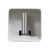 GLOBOSTAR® LADY-S 60945 Μοντέρνο Φωτιστικό Τοίχου - Απλίκα Ξενοδοχείου Reading Light με Φορτιστή USB 3A LED 6W 600lm 36° & 360° AC 220-240V IP20 Φυσικό Λευκό 4500K - Bridgelux COB Chip & TÜV SÜD Driver - Νίκελ Βούρτσας - Μ15 x Π15 x Υ7cm - 3 Χρόνι