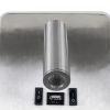 GLOBOSTAR® LADY-S 60945 Μοντέρνο Φωτιστικό Τοίχου - Απλίκα Ξενοδοχείου Reading Light με Φορτιστή USB 3A LED 6W 600lm 36° & 360° AC 220-240V IP20 Φυσικό Λευκό 4500K - Bridgelux COB Chip & TÜV SÜD Driver - Νίκελ Βούρτσας - Μ15 x Π15 x Υ7cm - 3 Χρόνι