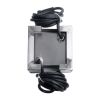GLOBOSTAR® CYBOLITHOS 60946 Χωνευτό Αρχιτεκτονικο Φωτιστικό Σποτ Δαπέδου LED 2W 170lm 120° DC 24V Αδιάβροχο IP68 IK06 Μπλε Dimmable - Bridgelux SMD Chip - Γαλακτερό Tempered Glass & Ανοξείδωτο Ατσάλι SS316 - Μ10 x Π10x Υ8cm / Q10 x 10cm - 3 Χρόνια Εγγ