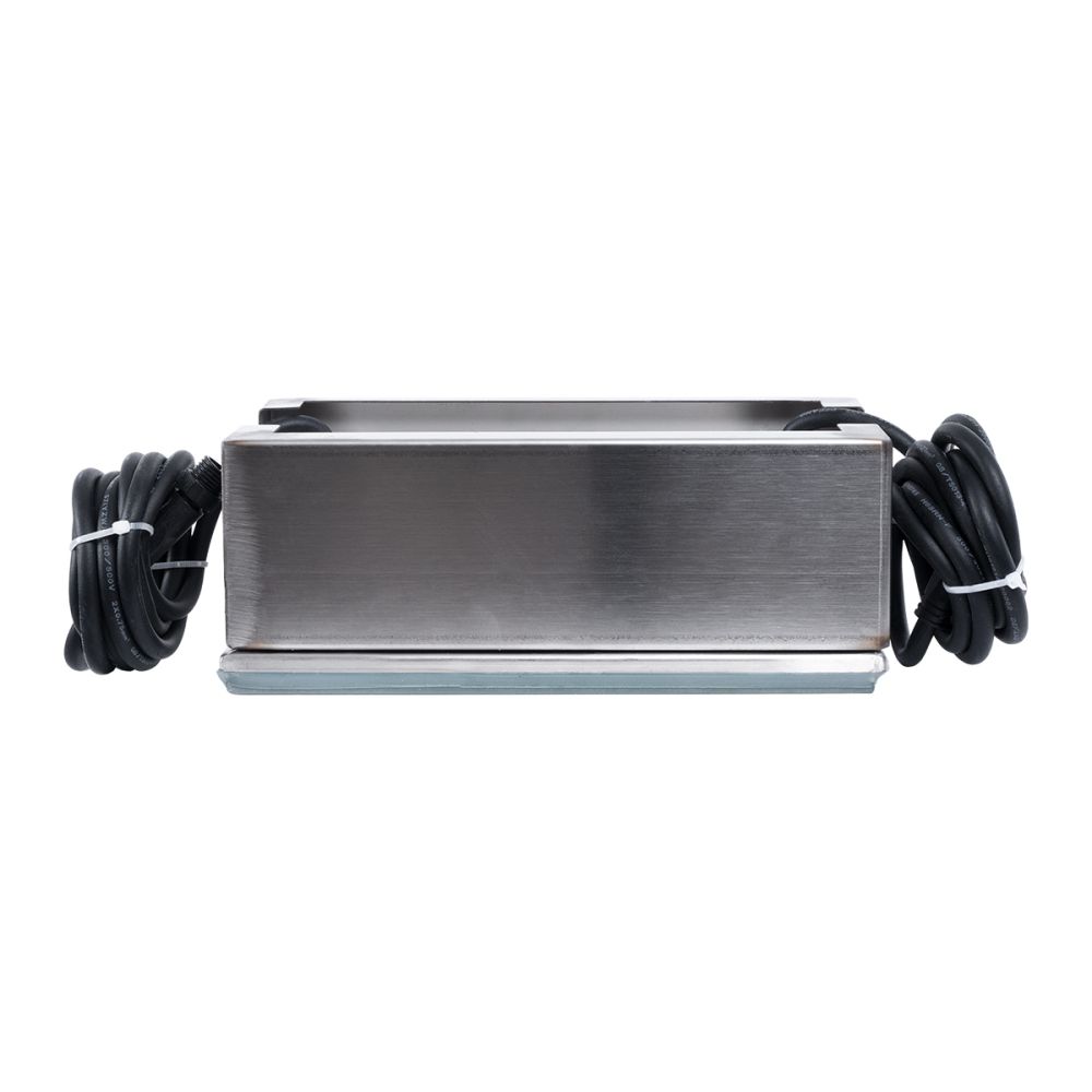GLOBOSTAR® CYBOLITHOS 60951 Χωνευτό Αρχιτεκτονικο Φωτιστικό Σποτ Δαπέδου LED 4W 480lm 120° DC 24V Αδιάβροχο IP68 IK06 Ψυχρό Λευκό 6000K Dimmable - Bridgelux SMD Chip - Γαλακτερό Tempered Glass & Ανοξείδωτο Ατσάλι SS316 - Μ20 x Π10x Υ8cm / Q20 x 10cm -