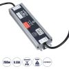 GLOBOSTAR® LUMISPLASH 60965 Τροφοδοτικό/Μετασχηματιστής Class II SELV 200W 8.33A DC 24V Αδιάβροχο IP68 - AC 220-240V σε DC 24V - Μ21.5 x Π5.5 x Υ2.5cm - 3 Χρόνια Εγγύηση
