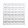GLOBOSTAR® ZEUS 60968 Χωνευτό Panel Οροφής 60x60 με Anti Glare Reflector LED 48W 7440lm 120° CRI≥85Ra UGR<19 AC 220-240V IP20 Ψυχρό Λευκό 6000K - Lumileds SMD Chip & TÜV SÜD Driver - Λευκό Γαλακτερό - Μ60 x Π60 x Υ3.3cm / Q56 x 56cm - 5 Χρόνια Εγγύ