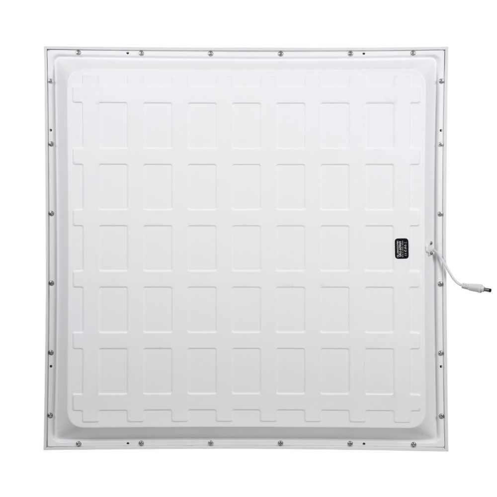 GLOBOSTAR® ZEUS 60968 Χωνευτό Panel Οροφής 60x60 με Anti Glare Reflector LED 48W 7440lm 120° CRI≥85Ra UGR<19 AC 220-240V IP20 Ψυχρό Λευκό 6000K - Lumileds SMD Chip & TÜV SÜD Driver - Λευκό Γαλακτερό - Μ60 x Π60 x Υ3.3cm / Q56 x 56cm - 5 Χρόνια Εγγύ