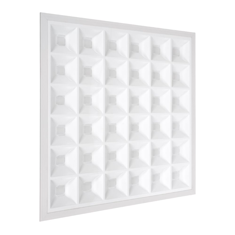 GLOBOSTAR® ZEUS 60970 Χωνευτό Panel Οροφής 60x60 με Anti Glare Reflector LED 48W 6960lm 120° CRI≥85Ra UGR<19 AC 220-240V IP20 Θερμό Λευκό 2700K - Lumileds SMD Chip & TÜV SÜD Driver - Λευκό Γαλακτερό - Μ60 x Π60 x Υ3.3cm / Q56 x 56cm - 5 Χρόνια Εγγύ