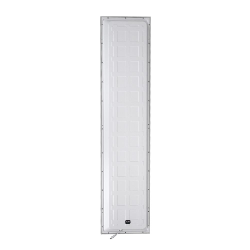 GLOBOSTAR® ZEUS 60973 Χωνευτό Panel Οροφής 120x30 με Anti Glare Reflector LED 48W 6960lm 120° CRI≥85Ra UGR<19 AC 220-240V IP20 Θερμό Λευκό 2700K - Lumileds SMD Chip & TÜV SÜD Driver - Λευκό Γαλακτερό - Μ120 x Π30 x Υ3.3cm / Q116 x 26cm - 5 Χρόνια Ε