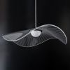 GLOBOSTAR® ACRYLICA 60975 Μοντέρνο Κρεμαστό Φωτιστικό Οροφής LED 20W 2240lm 360° AC 220-240V IP20 Ρυθμιζόμενο Λευκό CCT με On/Off 2700K/4500K/6000K - Lumileds SMD Chip - Διάφανο & Μαύρο Ματ - Μ60 x Π60 x Υ15cm - 3 Χρόνια Εγγύηση