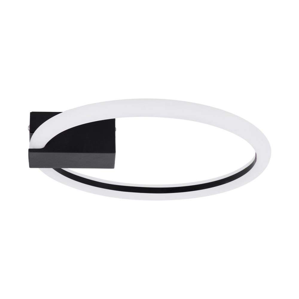 GLOBOSTAR® CINDERELLA 60976 Μοντέρνο Φωτιστικό Οροφής LED 16W 1792lm 360° AC 220-240V IP20 Ρυθμιζόμενο Λευκό CCT με On/Off 2700K/4500K/6000K - Lumileds SMD Chip - Μαύρο Ματ - Μ28.5 x Π28.5 x Υ5cm - 3 Χρόνια Εγγύηση