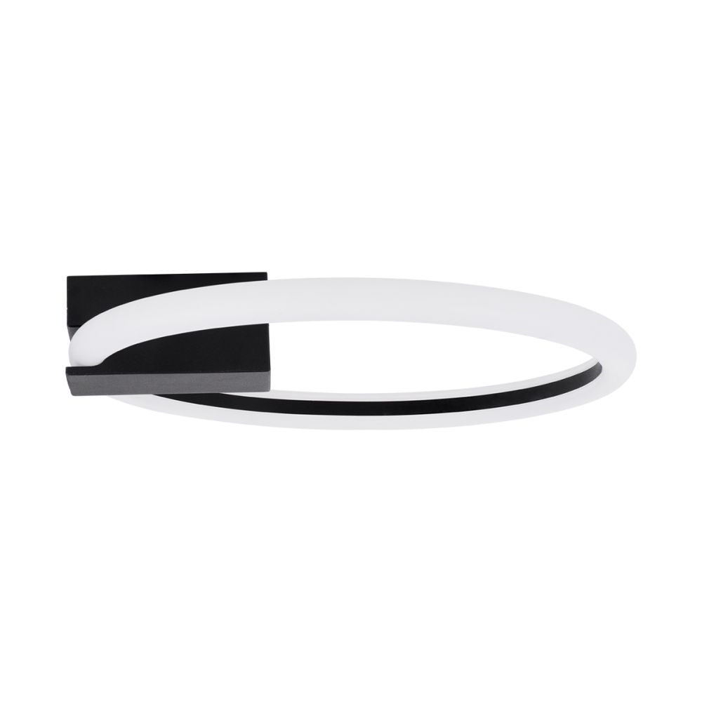 GLOBOSTAR® CINDERELLA 60976 Μοντέρνο Φωτιστικό Οροφής LED 16W 1792lm 360° AC 220-240V IP20 Ρυθμιζόμενο Λευκό CCT με On/Off 2700K/4500K/6000K - Lumileds SMD Chip - Μαύρο Ματ - Μ28.5 x Π28.5 x Υ5cm - 3 Χρόνια Εγγύηση