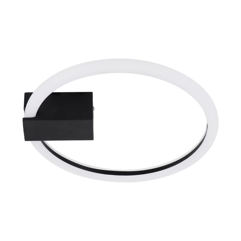 GLOBOSTAR® CINDERELLA 60976 Μοντέρνο Φωτιστικό Οροφής LED 16W 1792lm 360° AC 220-240V IP20 Ρυθμιζόμενο Λευκό CCT με On/Off 2700K/4500K/6000K - Lumileds SMD Chip - Μαύρο Ματ - Μ28.5 x Π28.5 x Υ5cm - 3 Χρόνια Εγγύηση