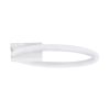 GLOBOSTAR® CINDERELLA 60977 Μοντέρνο Φωτιστικό Οροφής LED 16W 1792lm 360° AC 220-240V IP20 Ρυθμιζόμενο Λευκό CCT με On/Off 2700K/4500K/6000K - Lumileds SMD Chip - Λευκό Ματ - Μ28.5 x Π28.5 x Υ5cm - 3 Χρόνια Εγγύηση