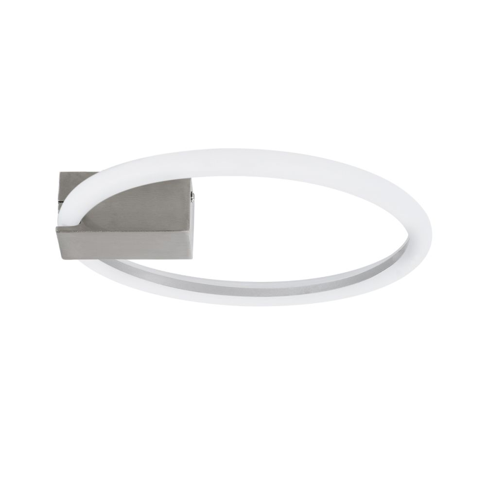 GLOBOSTAR® CINDERELLA 60979 Μοντέρνο Φωτιστικό Οροφής LED 16W 1792lm 360° AC 220-240V IP20 Ρυθμιζόμενο Λευκό CCT με On/Off 2700K/4500K/6000K - Lumileds SMD Chip - Νίκελ Βούρτσας - Μ28.5 x Π28.5 x Υ5cm - 3 Χρόνια Εγγύηση