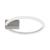 GLOBOSTAR® CINDERELLA 60979 Μοντέρνο Φωτιστικό Οροφής LED 16W 1792lm 360° AC 220-240V IP20 Ρυθμιζόμενο Λευκό CCT με On/Off 2700K/4500K/6000K - Lumileds SMD Chip - Νίκελ Βούρτσας - Μ28.5 x Π28.5 x Υ5cm - 3 Χρόνια Εγγύηση