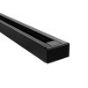 GLOBOSTAR® EUROTRACK-1PH 60984-3M Μονοφασική Ράγα 2 Καλωδίων 1L+1N για Σύστημα Ράγας Eurotrack 1PH AC 220-240V IP20 - Μαύρο Ματ - Μ300 x Π3.6 x Υ2cm