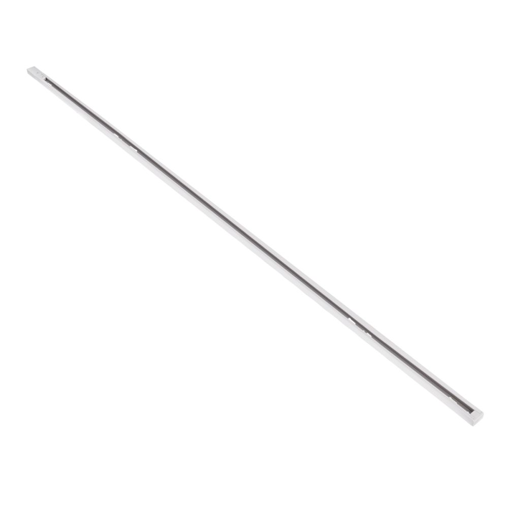 GLOBOSTAR® EUROTRACK-1PH 60985-3M Μονοφασική Ράγα 2 Καλωδίων 1L+1N για Σύστημα Ράγας Eurotrack-1PH AC 220-240V IP20 - Λευκό Ματ - Μ300 x Π3.6 x Υ2cm