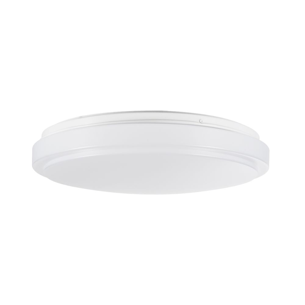 GLOBOSTAR® EMERGANO 60992 Φωτιστικό Πλαφονιέρα Οροφής με Ενσωματωμένο Σύστημα Emergency Li-ion 3450mAh/12.8Wh με Αυτονομία 3hrs LED 30W 3900lm 120° AC 220-240V Αδιάβροχο IP54 Ψυχρό Λευκό 6000K - Lumileds SMD Chip - Λευκό Γαλακτερό - Μ38 x Π38 x Υ5.3cm - 3