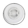 GLOBOSTAR® TUFFIN 60997 Φωτιστικό Πλαφονιέρα Οροφής LED 24W 2640lm 120° AC 220-240V Αδιάβροχο IP54 Φυσικό Λευκό 4500K - Lumileds SMD Chip - Μαύρο Ματ & Λευκό Γαλακτερό - Μ30 x Π30 x Υ6.5cm - 3 Χρόνια Εγγύηση