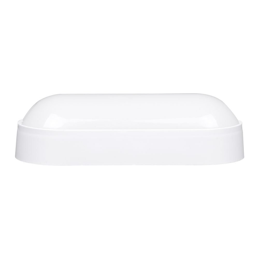 GLOBOSTAR® HOMIE 61001 Φωτιστικό Καραβοχελώνα Τοίχου - Απλίκα LED 11W 939lm 180° AC 220-240V Αδιάβροχο IP65 Φυσικό Λευκό 4500K - Lumileds SMD Chip - Λευκό Γαλακτερό - Μ17 x Π7 x Υ4.5cm - 3 Χρόνια Εγγύηση