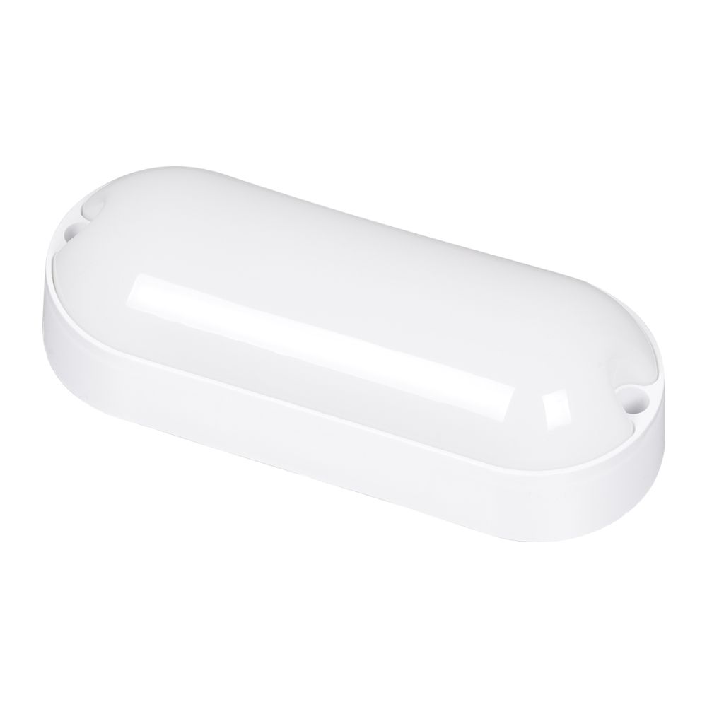GLOBOSTAR® HOMIE 61002 Φωτιστικό Καραβοχελώνα Τοίχου - Απλίκα LED 11W 918lm 180° AC 220-240V Αδιάβροχο IP65 Θερμό Λευκό 2700K - Lumileds SMD Chip - Λευκό Γαλακτερό - Μ17 x Π7 x Υ4.5cm - 3 Χρόνια Εγγύηση