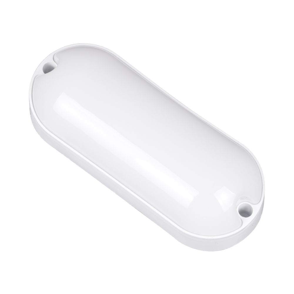 GLOBOSTAR® HOMIE 61002 Φωτιστικό Καραβοχελώνα Τοίχου - Απλίκα LED 11W 918lm 180° AC 220-240V Αδιάβροχο IP65 Θερμό Λευκό 2700K - Lumileds SMD Chip - Λευκό Γαλακτερό - Μ17 x Π7 x Υ4.5cm - 3 Χρόνια Εγγύηση
