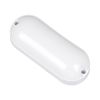 GLOBOSTAR® HOMIE 61002 Φωτιστικό Καραβοχελώνα Τοίχου - Απλίκα LED 11W 918lm 180° AC 220-240V Αδιάβροχο IP65 Θερμό Λευκό 2700K - Lumileds SMD Chip - Λευκό Γαλακτερό - Μ17 x Π7 x Υ4.5cm - 3 Χρόνια Εγγύηση