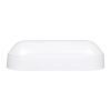 GLOBOSTAR® HOMIE 61002 Φωτιστικό Καραβοχελώνα Τοίχου - Απλίκα LED 11W 918lm 180° AC 220-240V Αδιάβροχο IP65 Θερμό Λευκό 2700K - Lumileds SMD Chip - Λευκό Γαλακτερό - Μ17 x Π7 x Υ4.5cm - 3 Χρόνια Εγγύηση