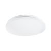 GLOBOSTAR® CELANO 61007 Μοντέρνο Φωτιστικό Οροφής LED 20W 2400lm 120° AC 220-240V Αδιάβροχο IP54 Θερμό Λευκό 2700K - Lumileds SMD Chip - Λευκό Γαλακτερό - Μ26 x Π26 x Υ6cm - 3 Χρόνια Εγγύηση